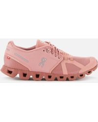 On Cloud Mochrome Running Trainers - Pink