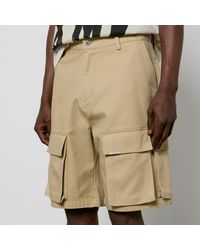 Represent - Baggy Cotton Cargo Shorts - Lyst