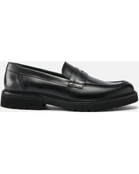 VINNY'S - Richee Leather Penny Loafers - Lyst