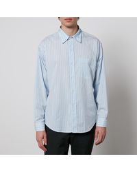 mfpen - Executive Striped Cotton-Poplin Shirt - Lyst