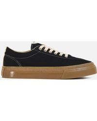 Stepney Workers Club Mens's Dellow Canvas Trainers - Black