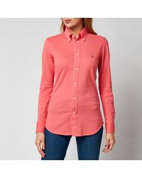 Polo Ralph Lauren Heidi Knit Oxford Shirt - Red