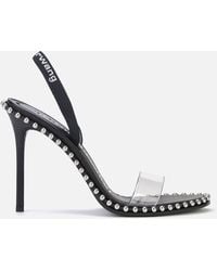 Alexander Wang - Women Nova 120mm Stud-detail Sandals Black - Lyst