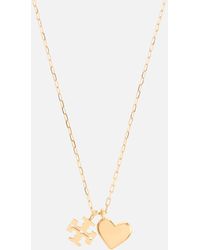 Tory Burch - Good Luck Pendant 18-karat Gold-plated Necklace - Lyst