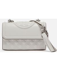 Tory Burch - Fleming Small Convertible Leather Shoulder Bag - Lyst