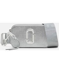 Marc Jacobs - The Dtm Metallic Snapshot Saffiano Leather Bag - Lyst