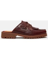 Timberland - Noreen Mule Shoe For Women In Burgundy, Woman, Burgundy, Size: 3.5 - Lyst