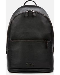 coach backpack mens blue