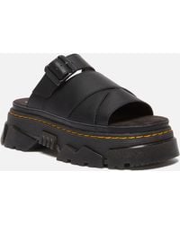 Dr. Martens - Mattison Leather Slide Sandals - Lyst