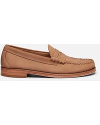 G.H. Bass & Co. - G.h.bass Weejun Heritage Nubuck Penny Loafers - Lyst