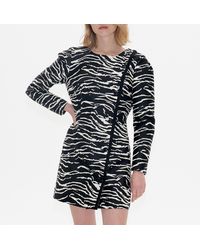 Baum und Pferdgarten - Amelie Zebra-Print Mini Dress - Lyst