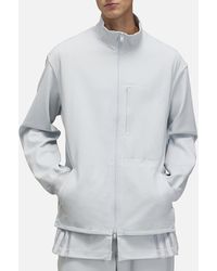 Y-3 - 3 Stripe Nylon Track Jacket - Lyst