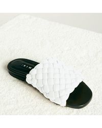 Simon Miller Vegan Slit Slide Sandals - White