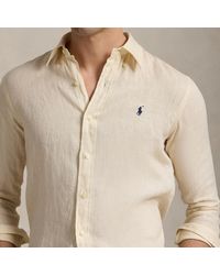 Polo Ralph Lauren - Custom-Fit Linen Shirt - Lyst