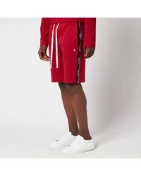 Polo Ralph Lauren Liquid Cotton Taping Slim Shorts - Red