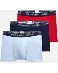 Polo Ralph Lauren - 3 Pack Classic Cotton-Jersey Boxer Trunks - Lyst