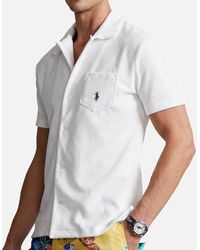 Polo Ralph Lauren Cotton-terry Shirt - White