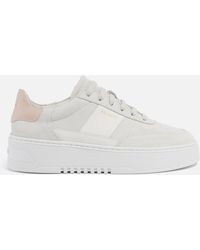 Axel Arigato - Orbit Vintage Leather And Suede Trainers - Lyst