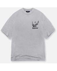 Represent - Spirits Of Summer Cotton-Jersey T-Shirt - Lyst