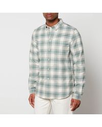 PS by Paul Smith - Checked Organic Cotton-Flannel Shirt - Lyst