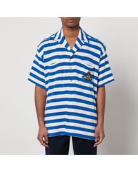 Vivienne Westwood - Striped Cotton-Blend Terrycloth Shirt - Lyst