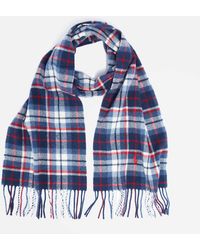 Polo Ralph Lauren - Plaid Recycled Wool-blend Scarf - Lyst