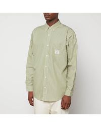 Drole de Monsieur - La Chemise Rayée Pinstriped Cotton-Poplin Shirt - Lyst