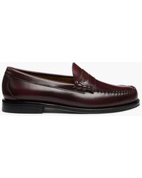 G.H. Bass & Co. - G.h. Bass & Co. Larson Leather Moc Penny Loafers - Lyst
