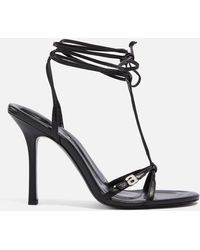 Alexander Wang - Lucienne 105 Leather Heeled Sandals - Lyst