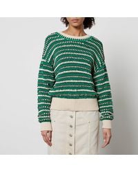 Isabel Marant - Hilo Striped Intarsia-Knit Jumper - Lyst