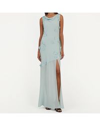 ROTATE BIRGER CHRISTENSEN - Waterfall Chiffon Maxi Dress - Lyst