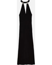 RIXO London - Eleanora Crepe Halterneck Dress - Lyst