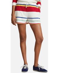 Polo Ralph Lauren - Stripe Athletic Flannel Shorts - Lyst