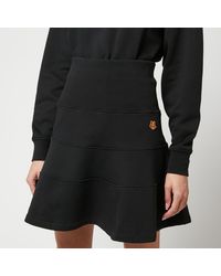 KENZO Tiger Crest Mini Flare Skirt - Black