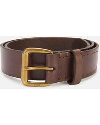 Polo Ralph Lauren - Pp Charm Tumbled Leather Belt - Lyst