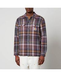 Carhartt - Carhartt Long Sleeved Cotton Valmon Shirt - Lyst