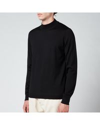 Maison Margiela Funnel Neck Sweater - Black