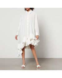 Marques'Almeida - Oversized Cotton-Poplin Shirt Dress - Lyst