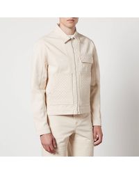 Axel Arigato - Grate Embossed Cotton-Twill Jacket - Lyst