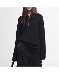 Barbour - Franchesca Cotton-Blend Knitted Jumper - Lyst