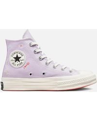 Converse Chuck 70 Things To Grow Hi-top Trainers - Purple