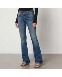 DIESEL - 1969 D-ebbey Low-rise Bootcut Jeans - Lyst