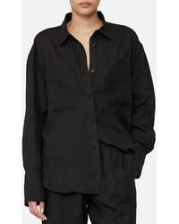Anine Bing - Dante Linen Buttoned Shirt - Lyst
