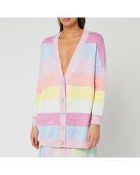 olivia rubin mika rainbow cardigan
