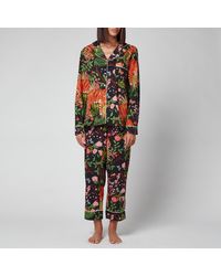 Karen Mabon Midnight Tiger Pyjama Set - Multicolour