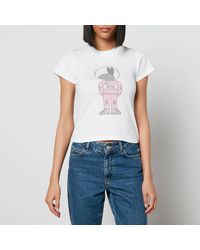 Bella Freud Tiny Mythical Bunny T-shirt - White