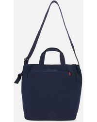 Polo Ralph Lauren Canvas Shopper Tote Bag - Blue