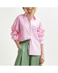 Essentiel Antwerp - Hawaii Cotton-Poplin Shirt - Lyst