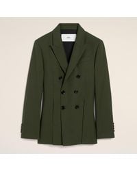 Ami Paris - Classic Double-Breasted Wool Jacket - Lyst