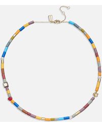 COACH - Ella Bead And Gold-tone Necklace - Lyst